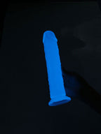 Glow In The Dark Periwinkle Dildo 8.5 Inch – Body Safe Flexible Dildo > Dildos > Realistic Dildos