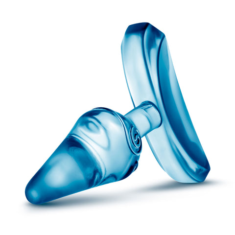 Blush Jolly Plug Blue Beginner Anal Toy for Comfortable Play Butt Plugs