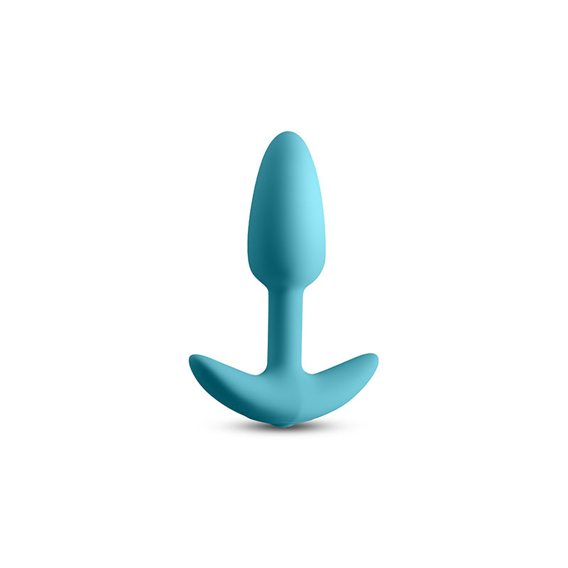 Techno Trance Blue 10.9 cm USB Rechargeable Butt Plug App Control Butt Plugs - Vibrating