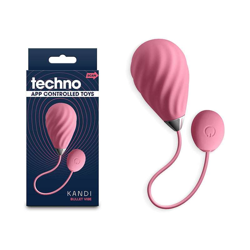 Techno Kandi Insertable Vibrating Egg Adult Sex Toy Pink Couples Toys
