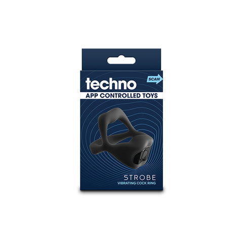 Techno Strobe Vibrating Cock Ring Cock Rings Vibrating
