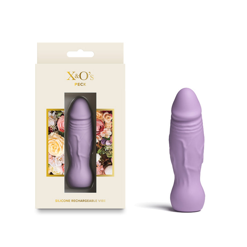 NS Novelties X and Os Embrace (Pink / Purple) – Waterproof Rechargeable Vibrator > Vibrators > Mini Vibrators