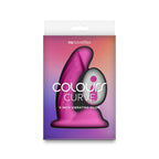 Colours Curve (Pink| Purple| Teal) – Waterproof Vibrating 5" Dildo > Dildos > Slim Dildos