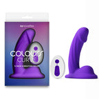 Colours Curve (Pink| Purple| Teal) – Waterproof Vibrating 5" Dildo > Dildos > Slim Dildos