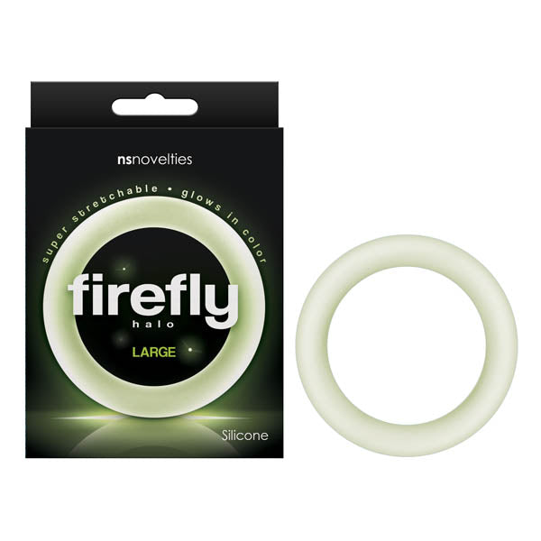 Firefly Halo Glow In Dark Clear 60 Millimeter Cock Ring Clear COCK RINGS