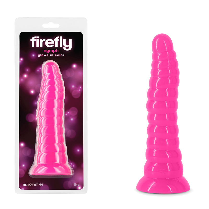 Firefly - Nymph - 7" Dong Glow In The Dark TPE Toy Pink DONGS