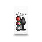 Glams Xchange Small Silicone Butt Plug with Interchangeable Gems > Anal Range > Jewel Butt Plugs