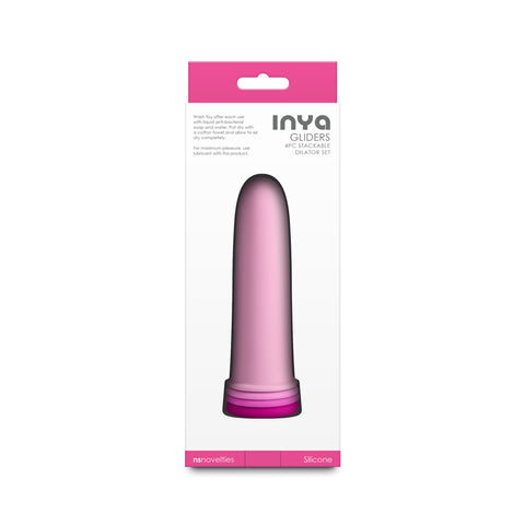 Inya Gliders (Pink) – Silicone Dilator Set with Stackable Sleeves > Sex Toys > Dilators