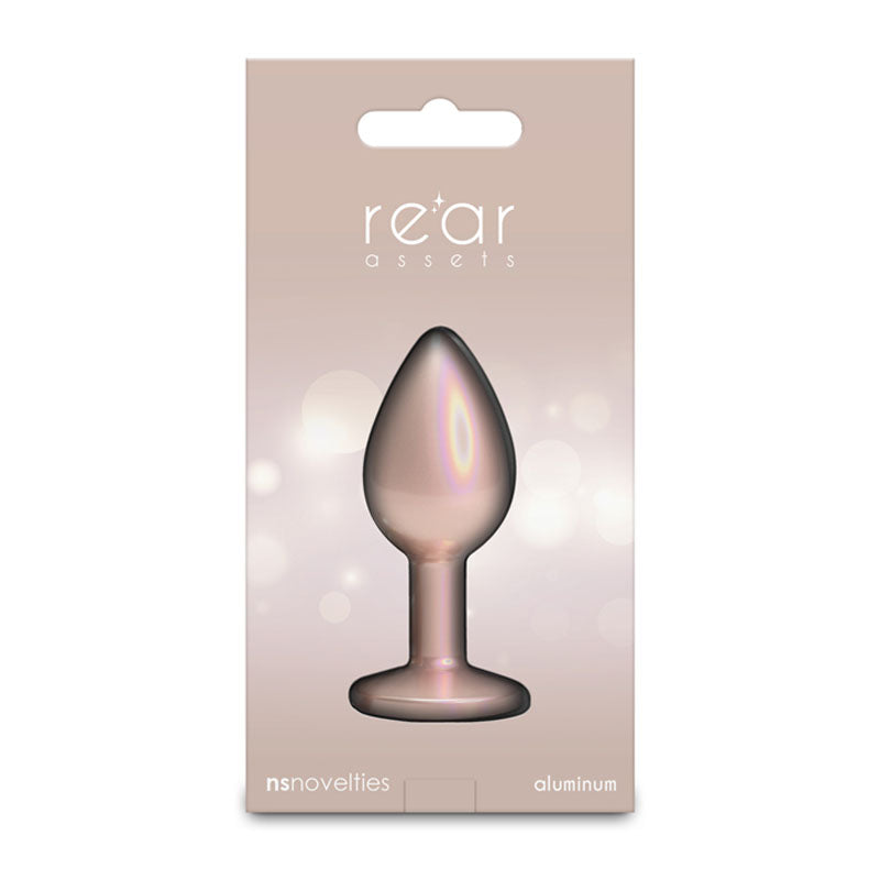 Rear Assets Iridescent Champagne Small 2.8 Inch – Lightweight Butt Plug > Anal Range > Butt Plugs