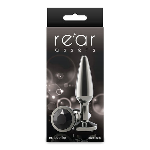 Rear Assets Tapered (Gunmetal Black) – Lightweight Anal Plug Butt Plugs