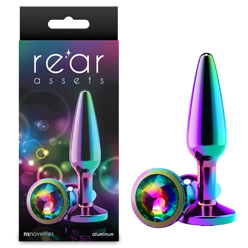 Rear Assets Tapered 3.9 Inch – Lightweight Anal Plug Multi > Anal Range > Jewel Butt Plugs