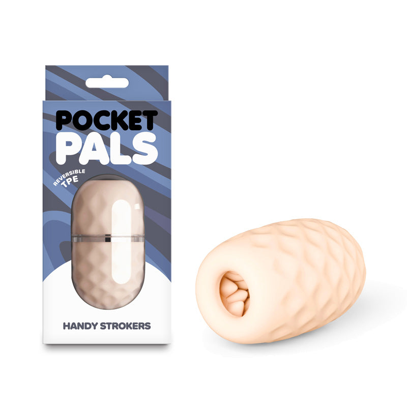 Pocket Pals Diamond Mini Stroker – Compact Travel-Friendly Stroker White > Sex Toys For Men > Masturbators Cup