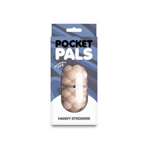 Pocket Pals Bubbles Mini Stroker – Travel-Friendly Reversible TPE Stroker > Sex Toys For Men >