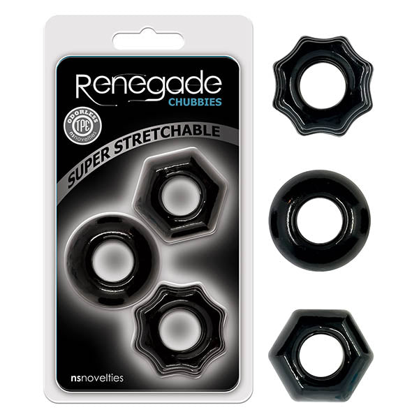 Renegade Chubbies – Stretchable Stackable Cock Rings > Cock Ring > Sets