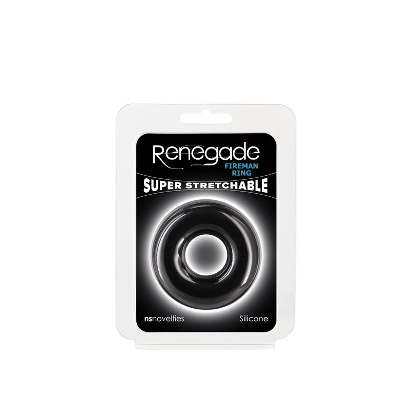 Renegade Fireman Ring - Large - Silicone Comfort Fit - Super Stretch > Cock Ring > Single