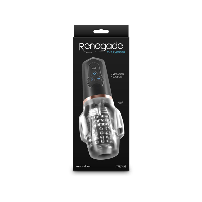 Renegade Avenger - Male Masturbator Rechargeable > Sex Toys For Men > Masturbators > Vibrating