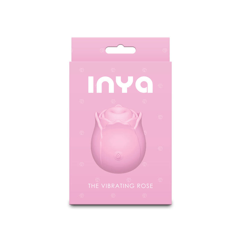Inya Vibrating Rose (Pink) – Rechargeable Clitoral Vibrator Clit Stimulators