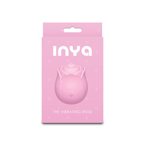 Inya Vibrating Rose (Pink) – Rechargeable Clitoral Vibrator Clit Stimulators