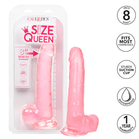 Size Queen 8 Inch Realistic Dong in Ivory for Adult Pleasure Dongs Realistic