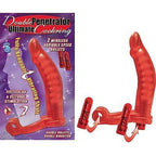 Double Penetrator Ultimate Purple Cockring with Multi-Speed Bullet > Cock Ring > Vibrating