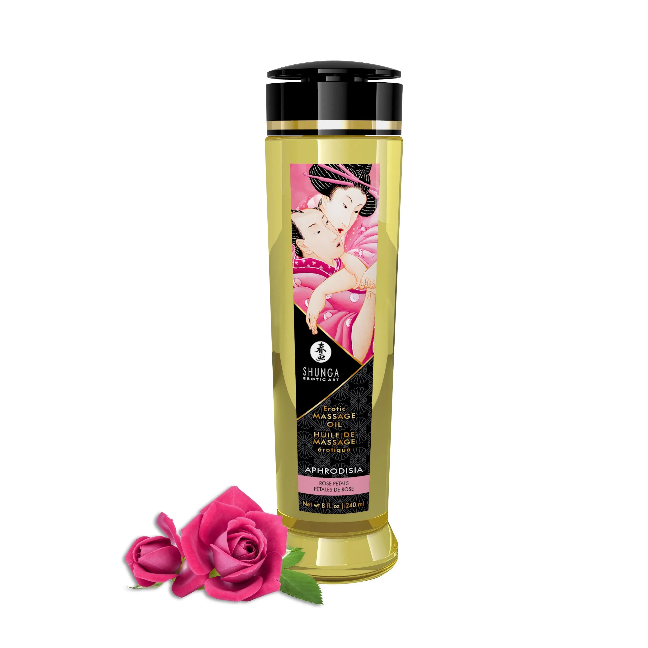 Aphrodisia Rose Petals – 8 Fl. Oz. Erotic Massage Oil Default Title > Essentials > Massage Oil Main image