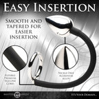 Master Series Tug Plug Aluminum Cock and Ball Ring – Aluminum Cock and Ball Ring Black > Anal Range > Butt Plugs