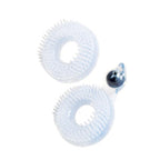 Nasstoys Enhancer Dual Love Silicone Cock Rings Clear Set > Cock Ring > Sets