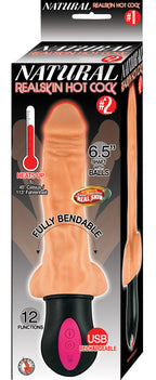 Natural Realskin Hot Cock #2 - Flesh Vibrators