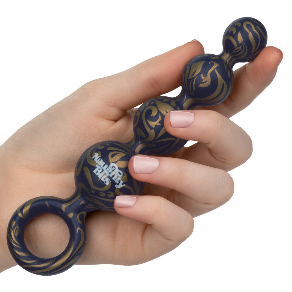 Naughty Bits Butt Balls – Silicone Booty Beads 4.5" Insertable > Anal Range > Anal Beads