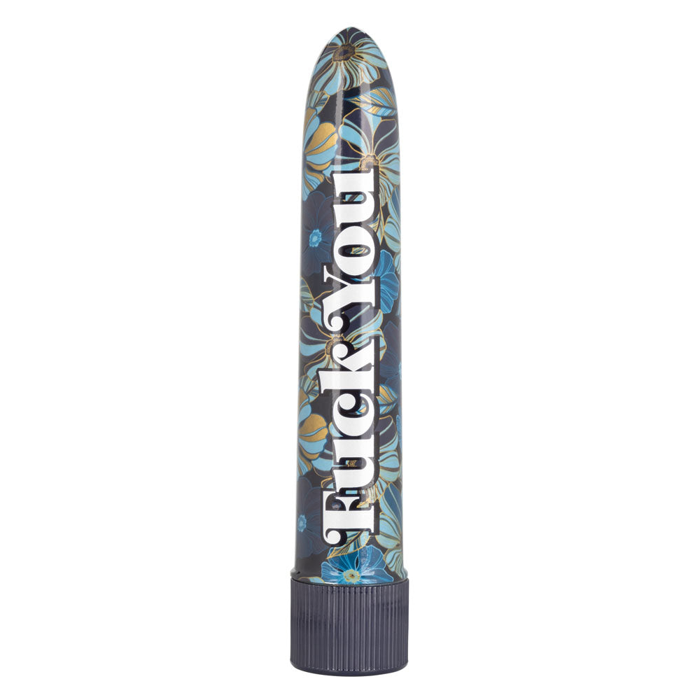 Naughty Bits Fuck You Personal Vibrator Floral Design 10-Function Powerful Massager Vibrators