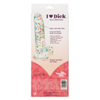 Naughty Bits I Love Dick Heart-Filled Dong 6 Inch Clear with Multicolor Heart Confetti > Dildos > Realistic Dildos