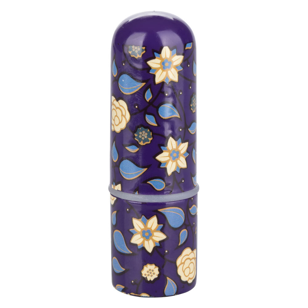 Naughty Bits Just The Tip Bullet Vibrator 3 Inch Floral Pattern Compact Mini Massager BULLETS