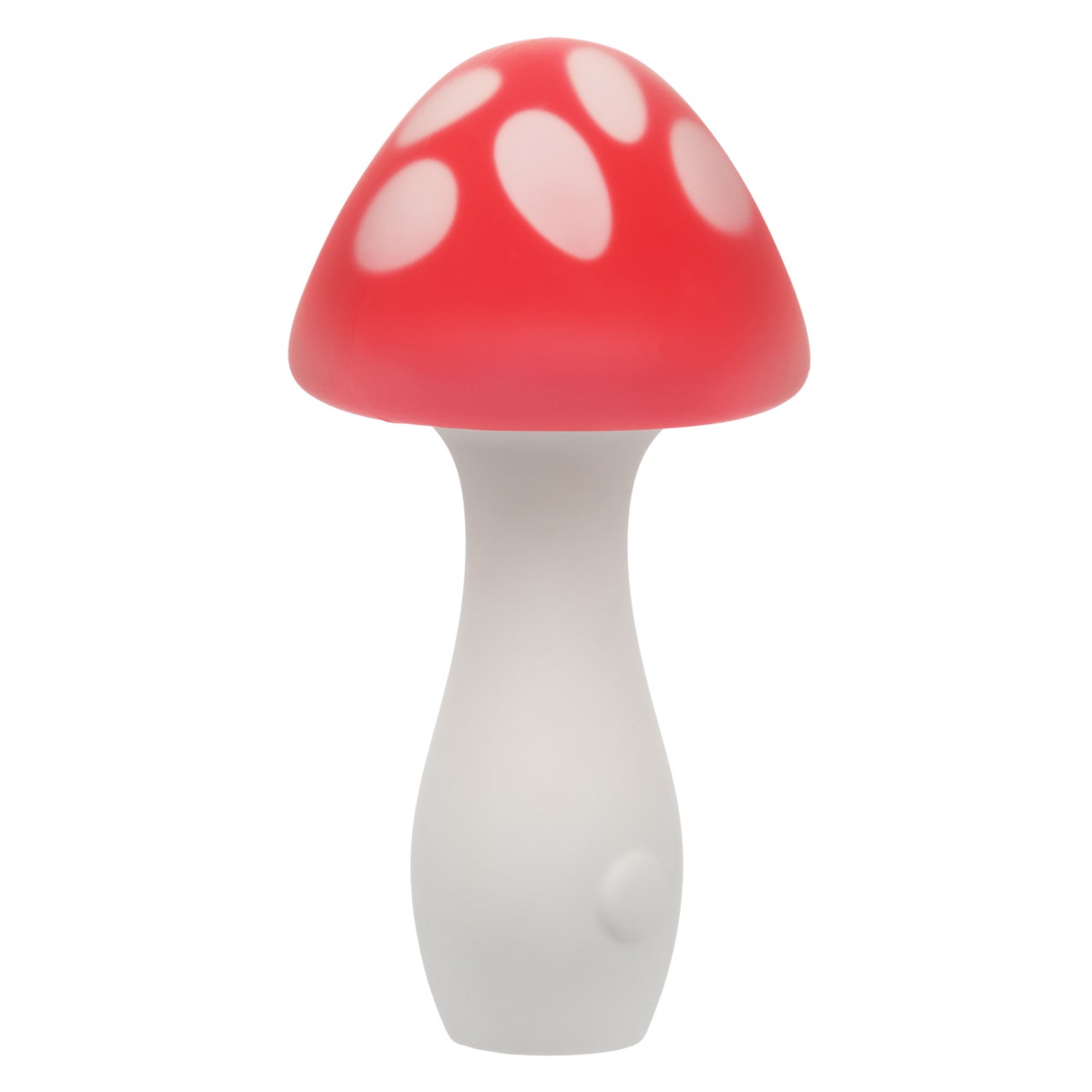 Naughty Bits Muff Shroom Playful Massager Red and White Silicone 10 Intense Functions Waterproof > Vibrators > Unconventional