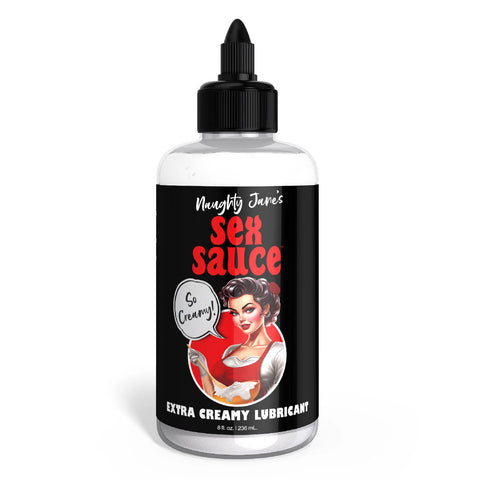 Naughty Jane's Extra Creamy 8 Oz Water Based Lubricant Water Based Lube