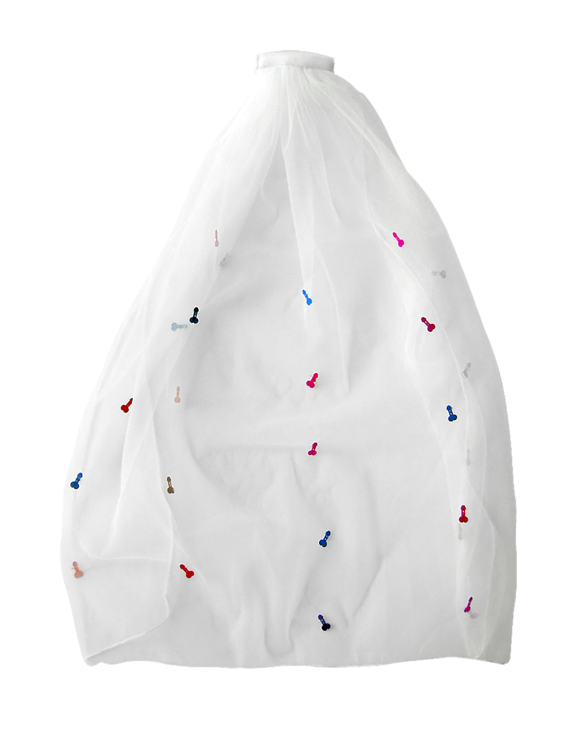 Kheper Games Naughty Veil Bachelorette Party Accessory Bridal Veil Last Night Out > Novelties > Bachelor & Bachelorette Items