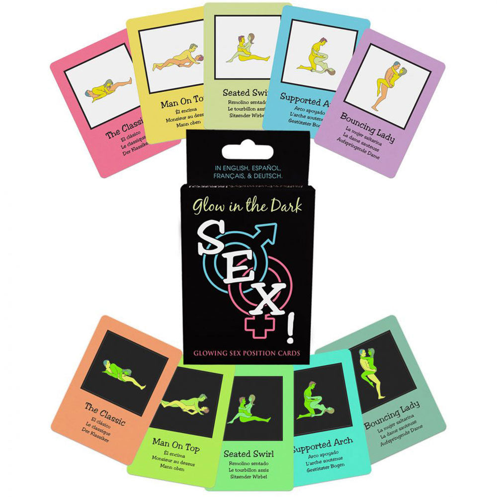 Glow in the Dark Erotic Card Game for Couples by Kheper Games Multi Games