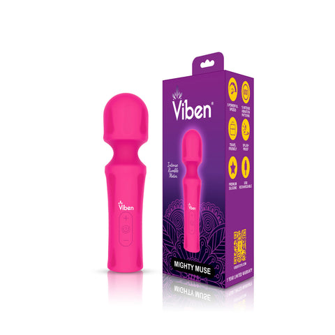 Viben Mighty Muse Massager Hot Pink Electric Massager