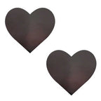 Neon Pink Temperature Reactive Heart Nipple Cover Pasties > Clothes > Pasties