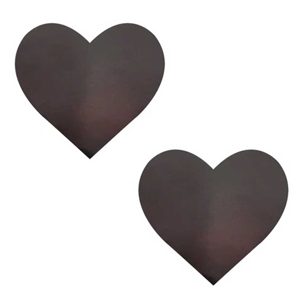 Neon Pink Temperature Reactive Heart Nipple Cover Pasties > Clothes > Pasties