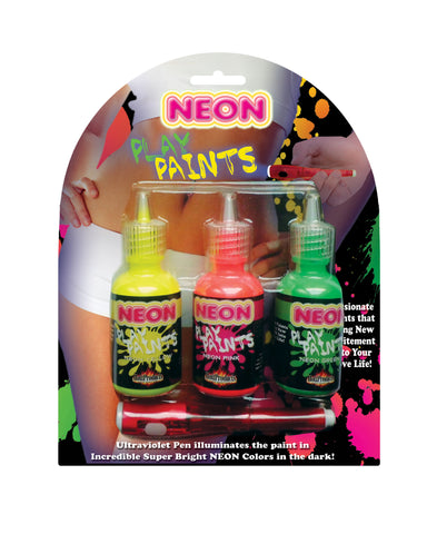 Neon Play Paints Assorted Body Paints for Adult Intimacy Fun > Relaxation Zone > Edible Treats