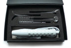 Neon Wand Electrosex Kit with White Handle and Red Electrode E-STIM TOYS
