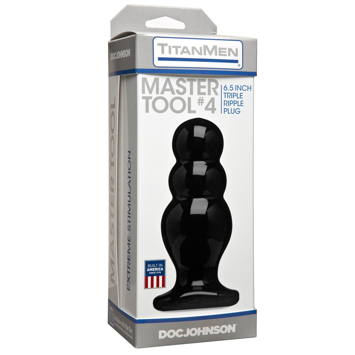 Titanmen Master Tool 4 (Black) – Large Anal Plug > Anal Range > Oversized Anal Toys