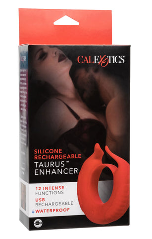 Taurus Enhancer Couples Vibrating Silicone Cock Ring Couples Toys