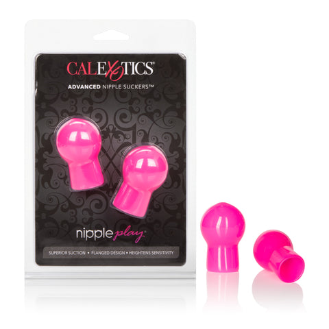 Nipple Play Advanced Pink PVC Nipple Suckers 2.25 Inch x 1 Inch Nipple Stimulators