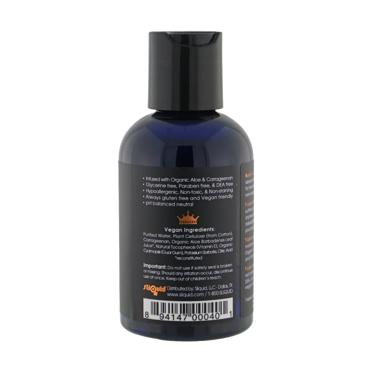 Buck Angel T-Lube – Water-Based Personal Lubricant 4.2 Oz > Lube > Speciality