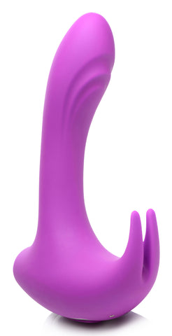 Lux Rocker Pulsing Vibrating G-Spot Rabbit Vibrator Pink VIBRATORS-RABBIT-MULTI