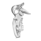 Stay Hard 10 Function Vibrating Tongue Ring Clear 2.5 Inch > Cock Ring > Sling
