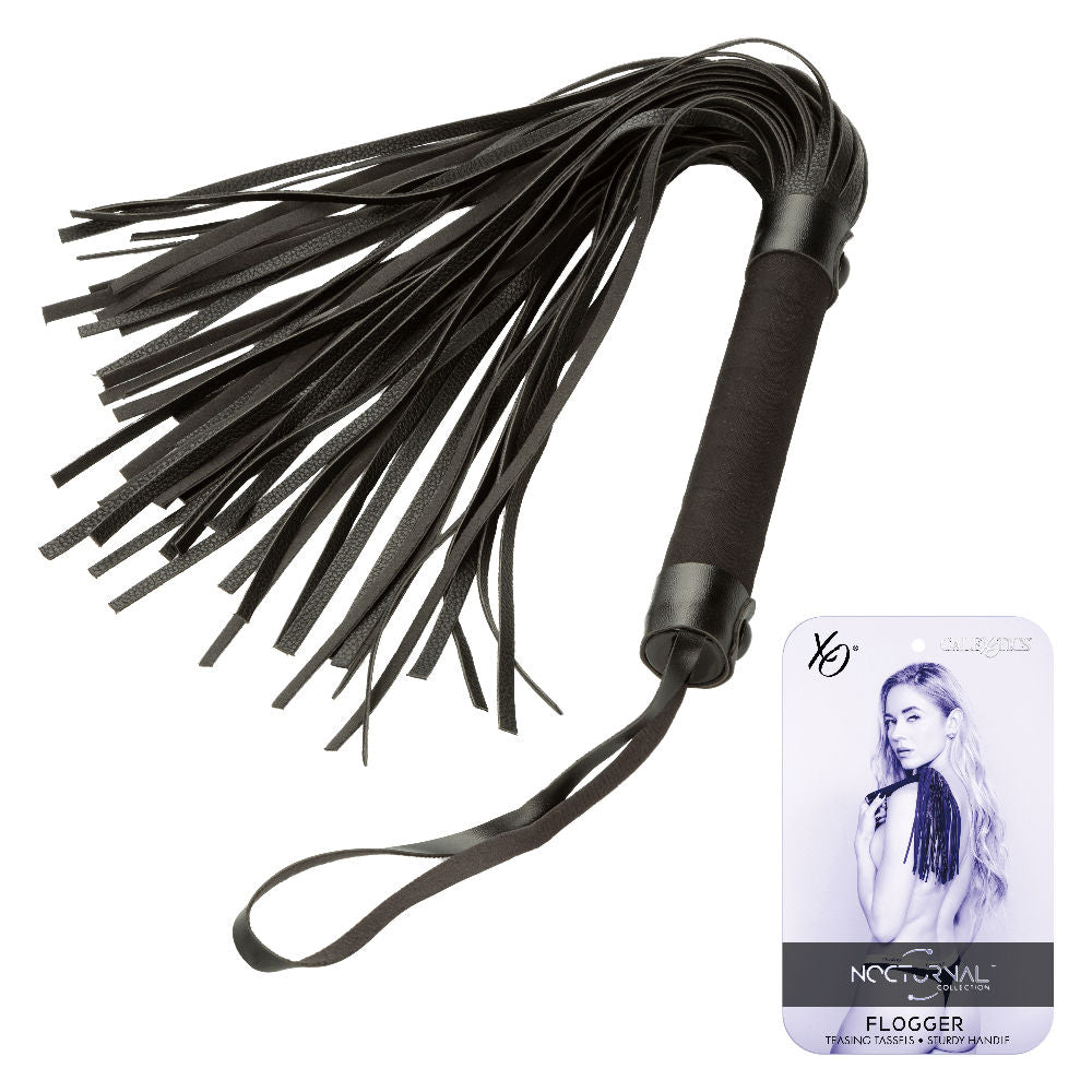 CalExotics Nocturnal Collection Flogger – Sensory Impact Play Bondage Tool > Bondage Gear > Whips & Floggers