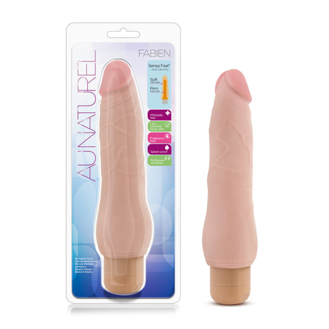 Au Naturel Fabien Realistic Vibrating Dildo 9 Inch > Vibrators > Realistic Vibrators