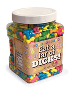 Eat a Jar of Dicks Multi-Colored Miniature Hard Candy Jar Novelty Candy Jar > Novelties > Candy & Edible Items